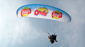 Publicidad Aerea Parapente Lima